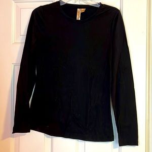Black long sleeve T shirt